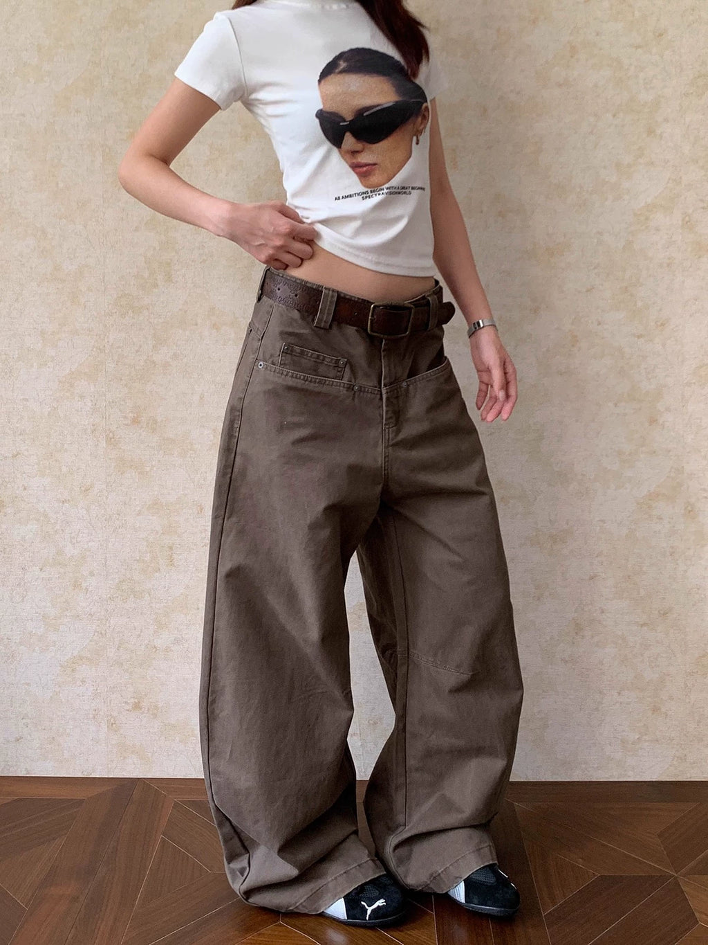 CHIC's Baggy Barrel Jeans