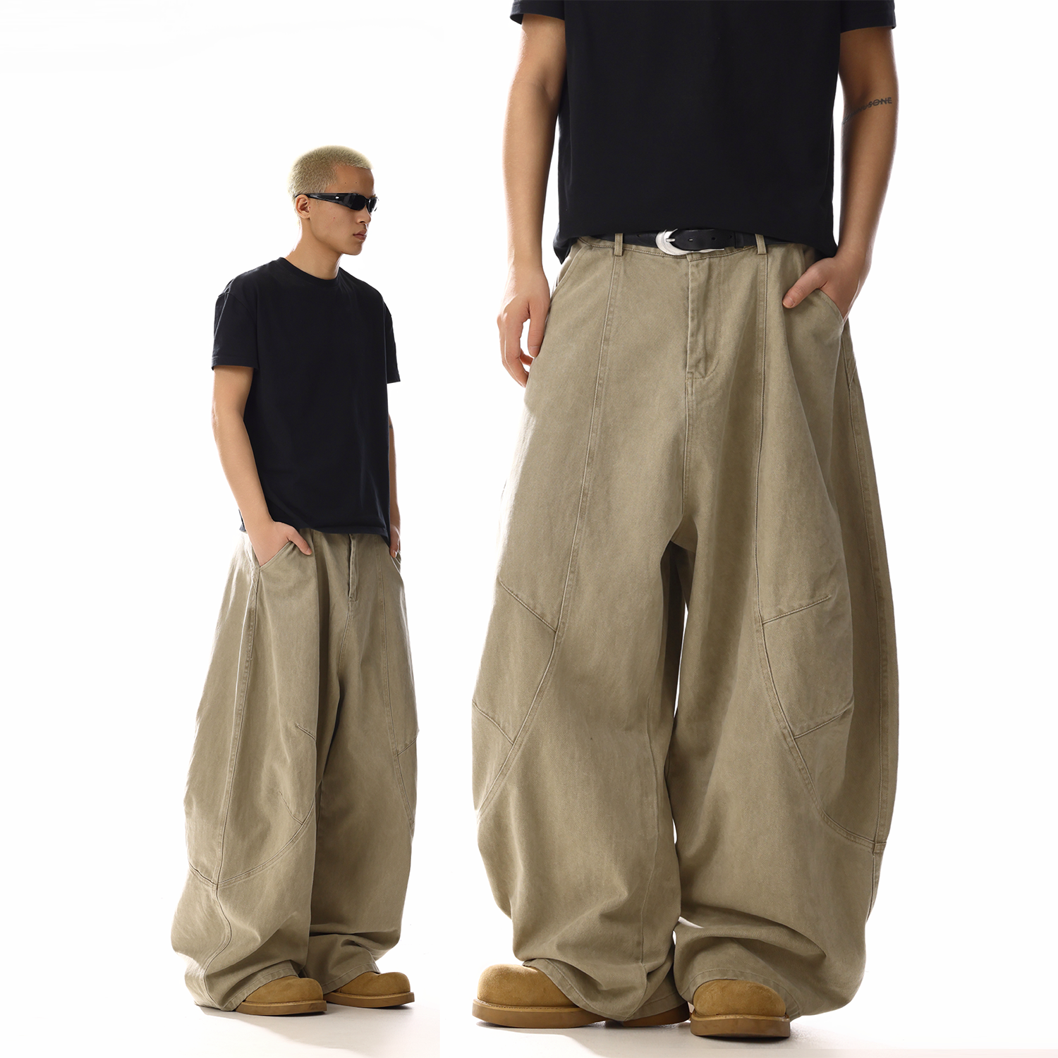 Baggy Khaki Pants