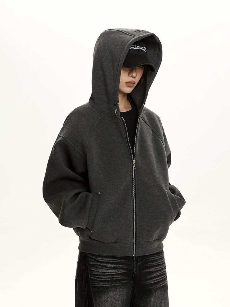 Boxy Cropped Hoodie