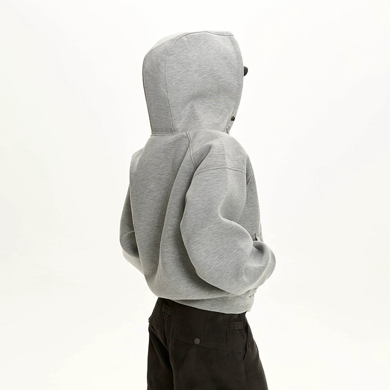 Boxy Cropped Hoodie